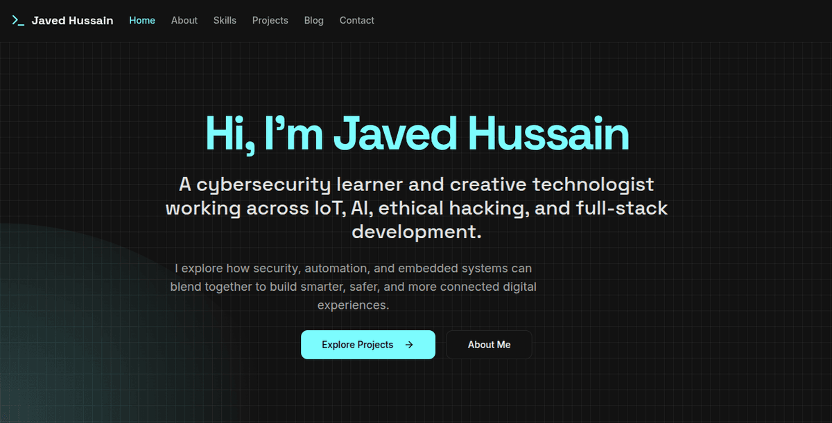 A personal brand-focused portfolio built for speed, clarity, and impact.
